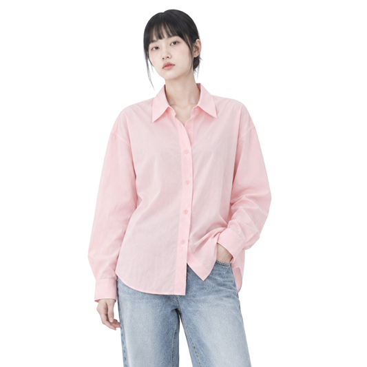 AGUSTCLOUD Basic Shirts pink