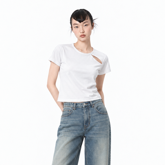 Baby top - White