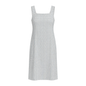 Square Neck Relaxed Dress- Blue check