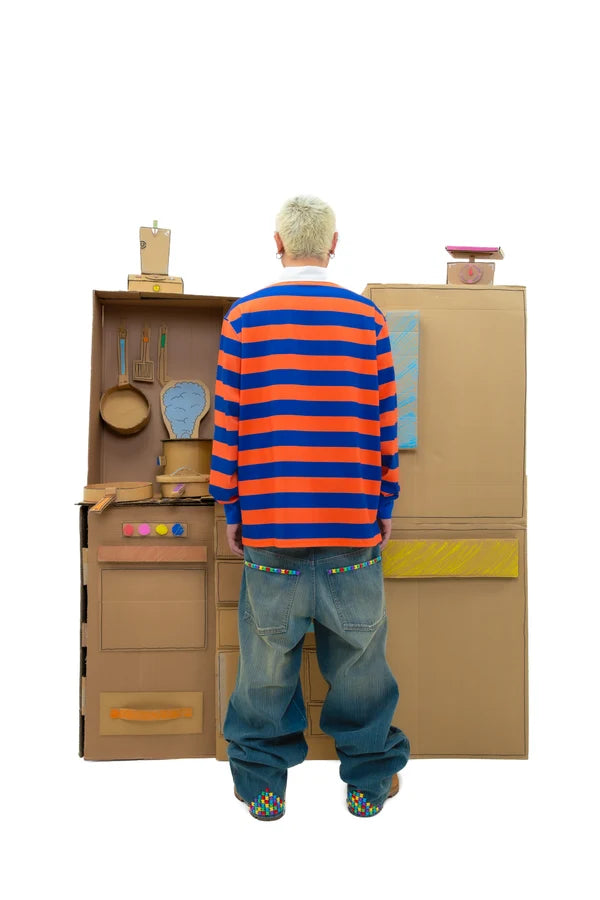 Yumi Striped LS Polo