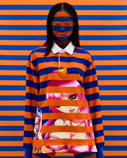 Yumi Striped LS Polo