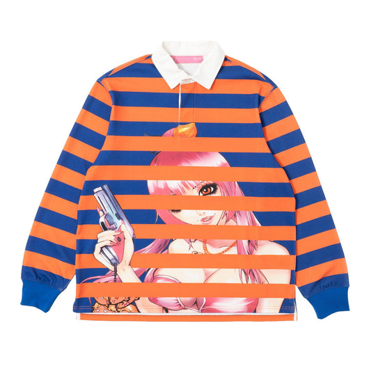 Yumi Striped LS Polo